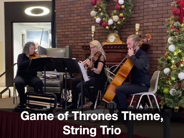 Game of Thrones Violin Viola Cello Trio