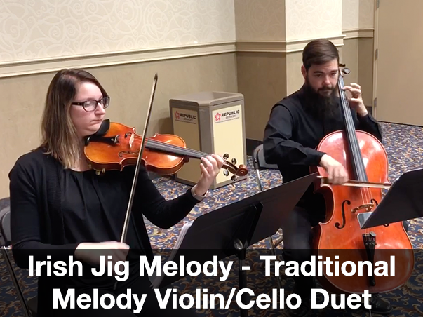Irish Jig Melody Violin Cello Duet