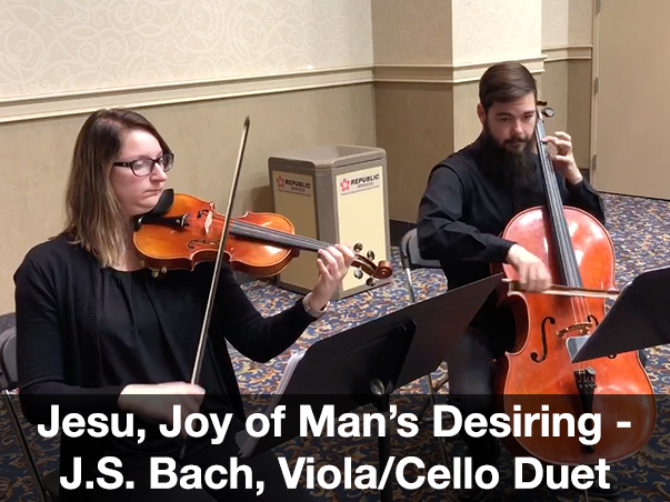 Jesu Joy of Man's Desiring Viola Cello Duet